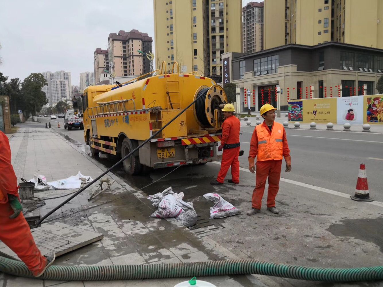 内江排污管道清淤-管道清洗